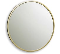 Зеркало DREJA MIRO, 70x70 см, металлическая рама, золото 99.2043