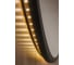 Зеркало DREJA SHINE, 80x80 см, металлическая рама, черный, бесконтактный сенсор, LED-подсветка, диммер 99.2050 2
