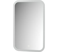 Зеркало с матированием и LED-подсветкой DEFESTO 17W (40x60 см) (Сенсорный выключатель) (Теплый белый свет) DF 3812S
