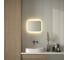 Зеркало с матированием и LED-подсветкой DEFESTO 15W (50x40 см) (ИК - выключатель) (Теплый белый свет) DF 3811RH 3