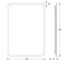 Зеркало с матированием и LED-подсветкой DEFESTO 21W (50x70 см) (Без выключателя) (Нейтральный белый свет) DF 3804 2