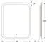Зеркало с матированием и LED-подсветкой DEFESTO 15W (40x50 см) (ИК - выключатель) (Нейтральный белый свет) DF 3801R 2