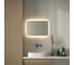 Зеркало с матированием и LED-подсветкой DEFESTO 21W (70x50 см) (ИК - выключатель) (Теплый белый свет) DF 3814RH 3