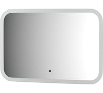 Зеркало с матированием и LED-подсветкой DEFESTO 17W (60x40 см) (ИК - выключатель) (Теплый белый свет) DF 3812RH