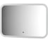 Зеркало с матированием и LED-подсветкой DEFESTO 17W (60x40 см) (ИК - выключатель) (Теплый белый свет) DF 3812RH 1