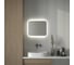 Зеркало с матированием и LED-подсветкой DEFESTO 19W (60x50 см) (Сенсорный выключатель) (Нейтральный белый свет) DF 3803SH 2