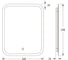 Зеркало с матированием и LED-подсветкой DEFESTO 15W (40x50 см) (Сенсорный выключатель) (Нейтральный белый свет) DF 3801S 2
