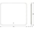 Зеркало с матированием и LED-подсветкой DEFESTO 23W (70x60 см) (Сенсорный выключатель) (Нейтральный белый свет) DF 3806SH 2