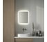Зеркало с матированием и LED-подсветкой DEFESTO 19W (50x60 см) (Сенсорный выключатель) (Нейтральный белый свет) DF 3803S 3