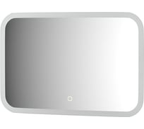 Зеркало с матированием и LED-подсветкой DEFESTO 17W (60x40 см) (Сенсорный выключатель) (Нейтральный белый свет) DF 3802SH