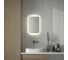 Зеркало с матированием и LED-подсветкой DEFESTO 17W (40x60 см) (ИК - выключатель) (Нейтральный белый свет) DF 3802R 3