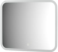 Зеркало с матированием и LED-подсветкой DEFESTO 19W (60x50 см) (Сенсорный выключатель) (Теплый белый свет) DF 3813SH