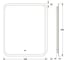 Зеркало с матированием и LED-подсветкой DEFESTO 19W (50x60 см) (ИК - выключатель) (Теплый белый свет) DF 3813R 2