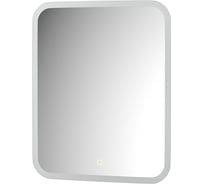 Зеркало с матированием и LED-подсветкой DEFESTO 19W (50x60 см) (Сенсорный выключатель) (Теплый белый свет) DF 3813S