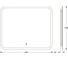 Зеркало с матированием и LED-подсветкой DEFESTO 19W (60x50 см) (ИК - выключатель) (Нейтральный белый свет) DF 3803RH 2