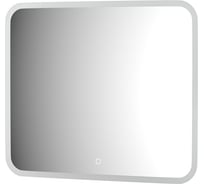 Зеркало с матированием и LED-подсветкой DEFESTO 23W (70x60 см) (Сенсорный выключатель) (Теплый белый свет) DF 3816SH