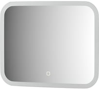 Зеркало с матированием и LED-подсветкой DEFESTO 15W (50x40 см) (Сенсорный выключатель) (Теплый белый свет) DF 3811SH