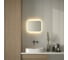 Зеркало с матированием и LED-подсветкой DEFESTO 15W (50x40 см) (Сенсорный выключатель) (Теплый белый свет) DF 3811SH 3