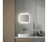 Зеркало с матированием и LED-подсветкой DEFESTO 15W (50x40 см) (Сенсорный выключатель) (Нейтральный белый свет) DF 3801SH 3