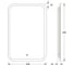 Зеркало с матированием и LED-подсветкой DEFESTO 17W (40x60 см) (Сенсорный выключатель) (Нейтральный белый свет) DF 3802S 2