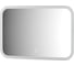 Зеркало с матированием и LED-подсветкой DEFESTO 17W (60x40 см) (Сенсорный выключатель) (Теплый белый свет) DF 3812SH 1