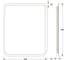 Зеркало с матированием и LED-подсветкой DEFESTO 19W (50x60 см) (Без выключателя) (Теплый белый свет) DF 3813 2