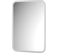 Зеркало с матированием и LED-подсветкой DEFESTO 21W (50x70 см) (Сенсорный выключатель) (Теплый белый свет) DF 3814S