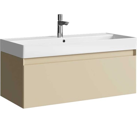 Тумба под умывальник AQWELLA Geometria, цвет морская дюна GE01101MD 1