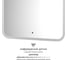 Зеркало с матированием и LED-подсветкой DEFESTO 25W (60x80 cm) (ИК - выключатель) (Нейтральный белый свет) DF 3807R 3