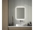 Зеркало с матированием и LED-подсветкой DEFESTO 25W (60x80 cm) (Сенсорный выключатель) (Нейтральный белый свет) DF 3807S 2