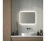 Зеркало с матированием и LED-подсветкой DEFESTO 25W (80x60 cm) (ИК - выключатель) (Нейтральный белый свет) DF 3807RH 3