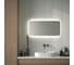 Зеркало с матированием и LED-подсветкой DEFESTO 28W (100x50 cm) (ИК - выключатель) (Нейтральный белый свет) DF 3805RH 3