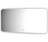 Зеркало с матированием и LED-подсветкой DEFESTO 28W (100x50 cm) (ИК - выключатель) (Теплый белый свет) DF 3815RH 1