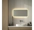Зеркало с матированием и LED-подсветкой DEFESTO 28W (100x50 cm) (ИК - выключатель) (Теплый белый свет) DF 3815RH 3