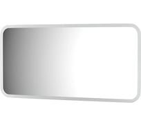 Зеркало с матированием и LED-подсветкой DEFESTO 28W (100x50 cm) (Сенсорный выключатель) (Теплый белый свет) DF 3815SH
