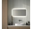 Зеркало с матированием и LED-подсветкой DEFESTO 28W (50x100 cm) (Без выключателя) (Нейтральный белый свет) DF 3805 3