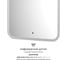 Зеркало с матированием и LED-подсветкой DEFESTO 28W (50x100 cm) (ИК - выключатель) (Нейтральный белый свет) DF 3805R 4
