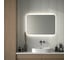 Зеркало с матированием и LED-подсветкой DEFESTO 32W (100x70 cm) (Сенсорный выключатель) (Нейтральный белый свет) DF 3809SH 3