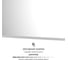 Зеркало с матированием и LED-подсветкой DEFESTO 32W (100x70 cm) (Сенсорный выключатель) (Нейтральный белый свет) DF 3809SH 4