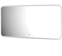 Зеркало с матированием и LED-подсветкой DEFESTO 34W (120x60 cm) (ИК - выключатель) (Теплый белый свет) DF 3818RH