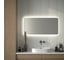 Зеркало с матированием и LED-подсветкой DEFESTO 34W (120x60 cm) (Сенсорный выключатель) (Нейтральный белый свет) DF 3808SH 3