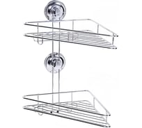 Полка ООО ПКФ Сварком 2-я, угловая нерж.сталь на вакуум. присоске (уп/1шт) СанТех s051331