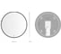 Зеркало Aquanet Контур D, 1000 мм, LED, ТХ, антипар, цвет черный (367666) 00367666 2