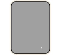 Зеркало Aquanet Контур, 600×800 мм, LED, ТХ, цвет черный (367649) 00367649