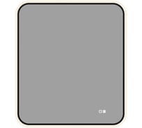 Зеркало Aquanet Контур, 800×700 мм, LED, ТХ, антипар, цвет черный (367662) 00367662