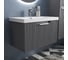 Тумба EQUIL Mirage 80, подвесная, 1 ящик, графит софт (под раковину 78857-80), tpMIRAGE80.1Y-07 4