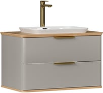 Тумба EQUIL Desert 80, подвесная, 2 ящ., амарок (под раковину Е408D), tpDSRT80.2Y-25