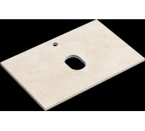 Столешница для ванной комнаты Sancos, 700×460 мм, цвет kreman TT70A2X