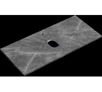 Столешница для ванной комнаты Sancos, 1200×460 мм, цвет black sky TT120A1X