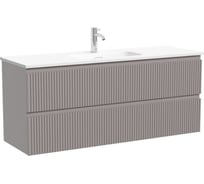 Тумба подвесная Sancos Snob R 1195х390х500, c двумя ящиками оснащенными доводчиками, Doha Soft SNR120/39SM
